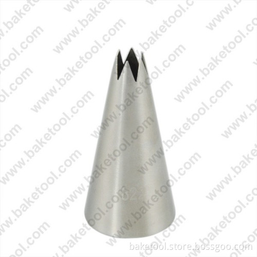 Stainless steel304 Pastry Icing open star nozzle #822